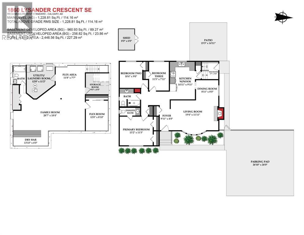 Single Family House Bungalow for Sale in  Lysander Crescent SE Ogden Calgary 