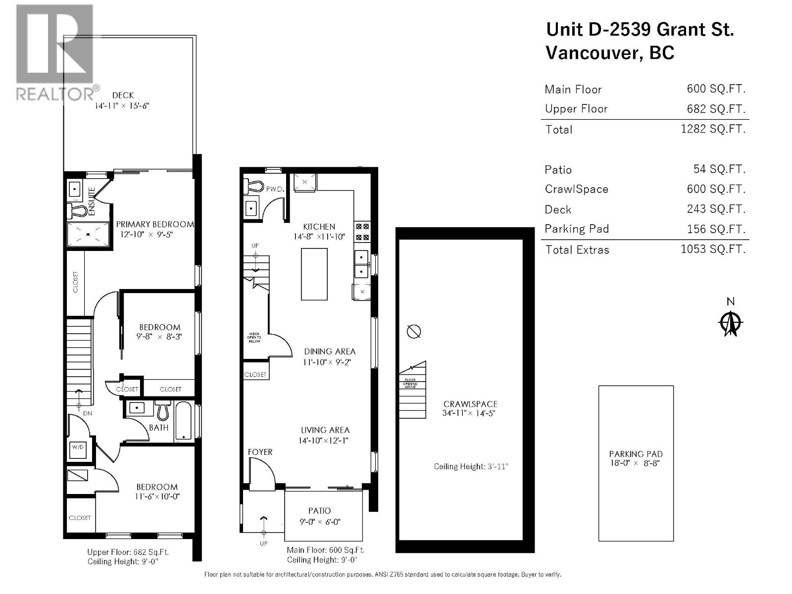 Photo 4 of 2 2539 Grant Street, Vancouver BC