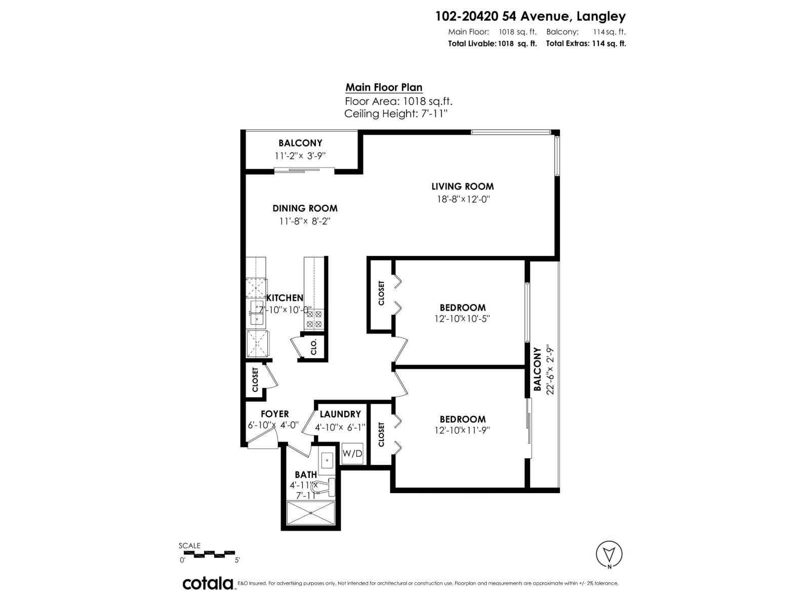Photo 5 of 102 20420 54 Avenue, Langley BC