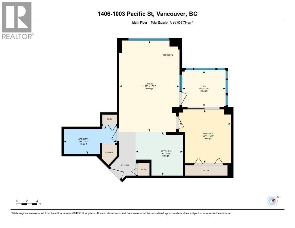 Photo 9 of 1406 1003 Pacific Street, Vancouver BC