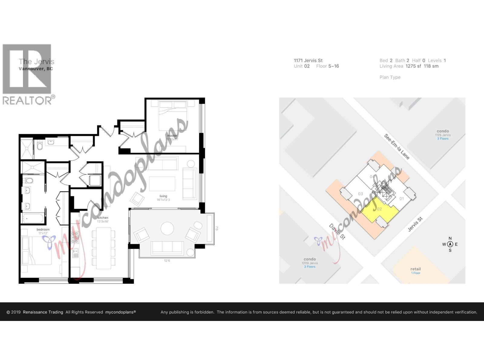 Photo 10 of 1002 1171 Jervis Street, Vancouver BC