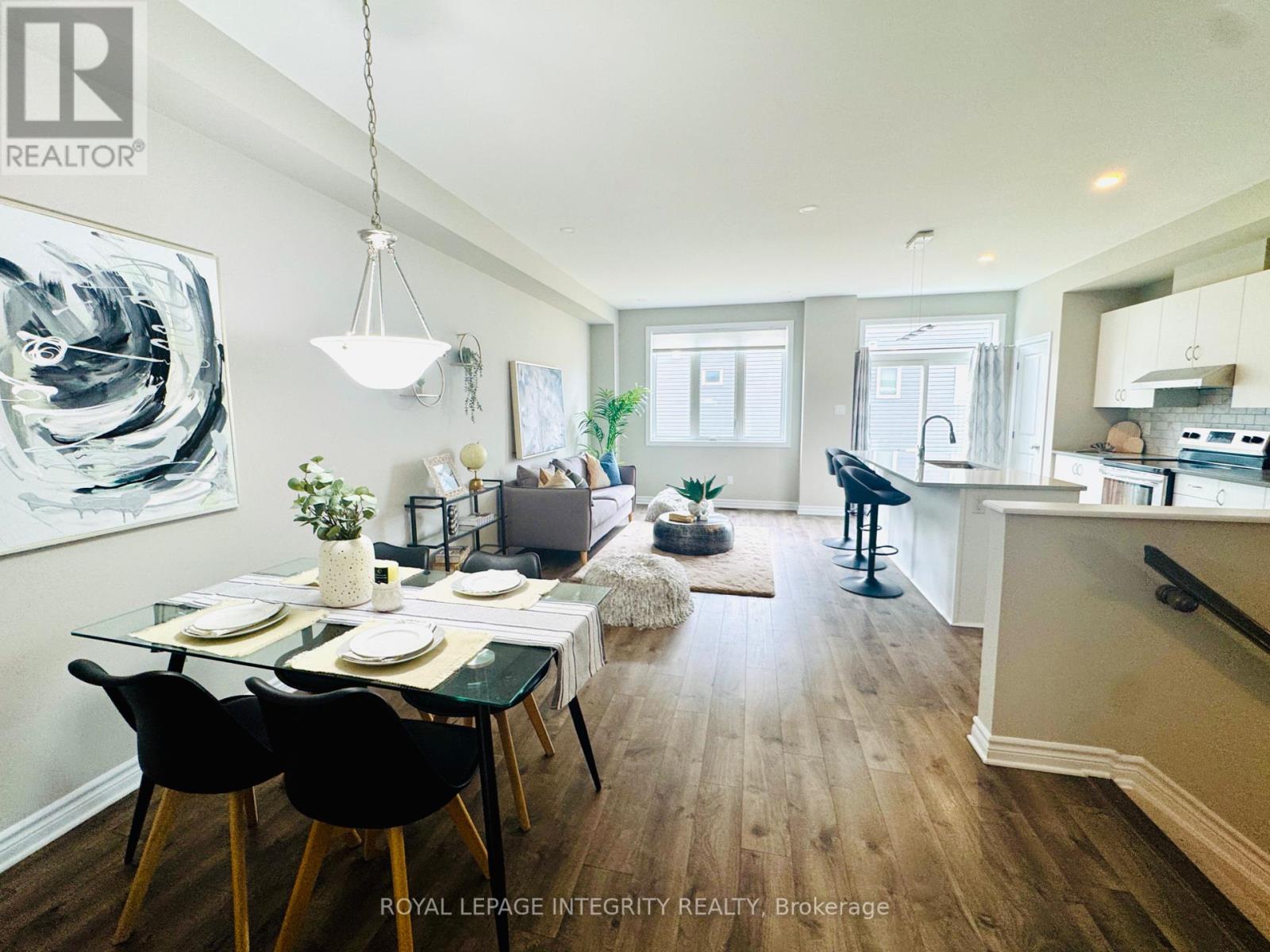 open-concept living area