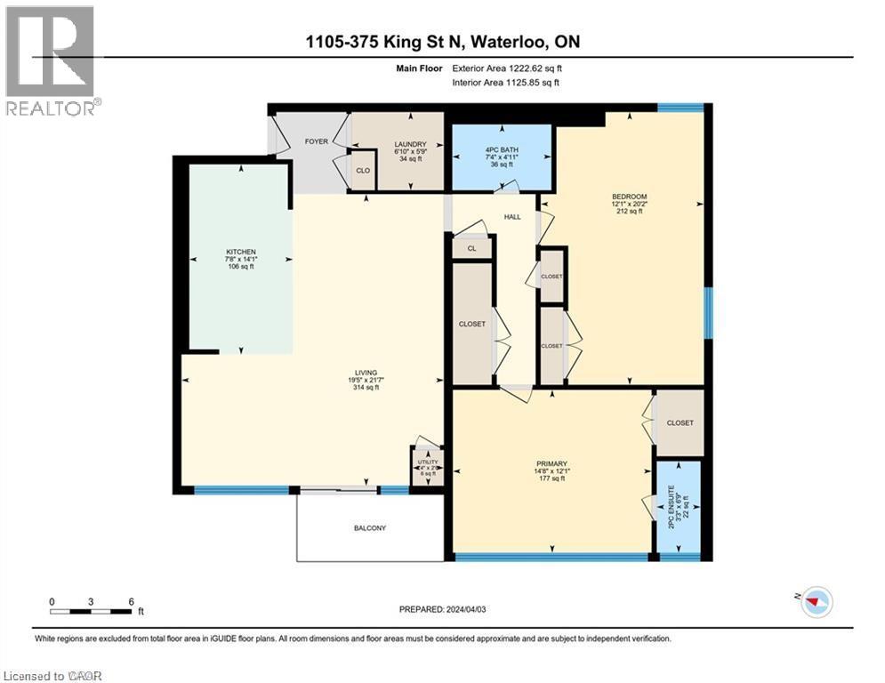 Photo 29 of 375 King Street N Unit 1105, Waterloo ON