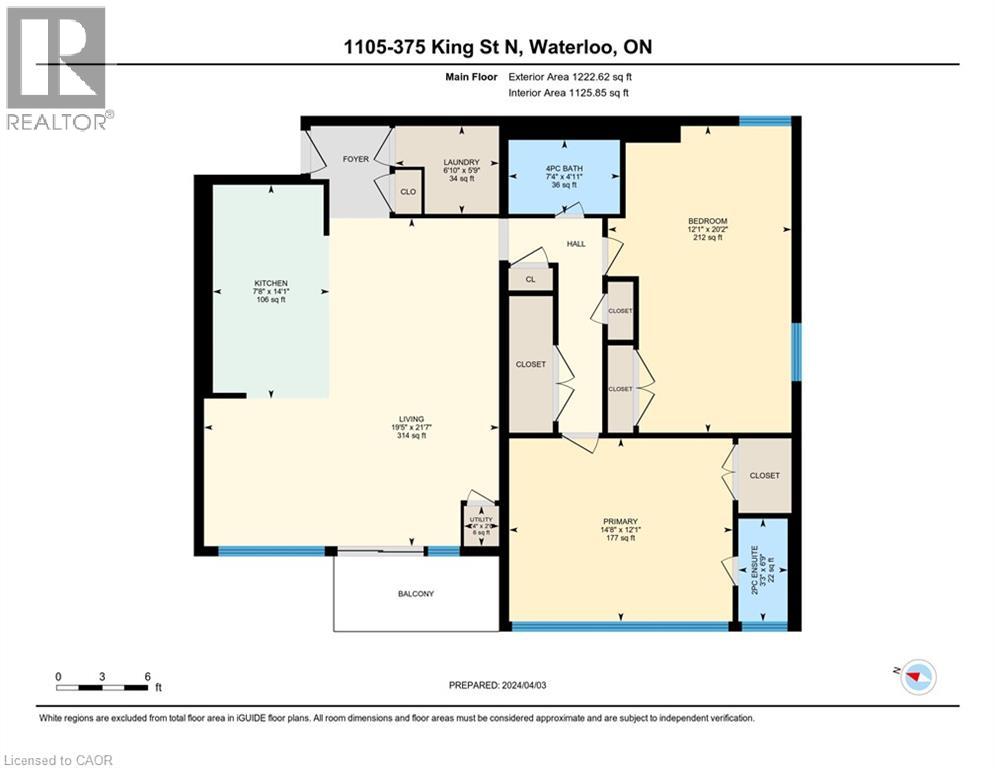 Photo 26 of 375 King Street N Unit 1105, Waterloo ON