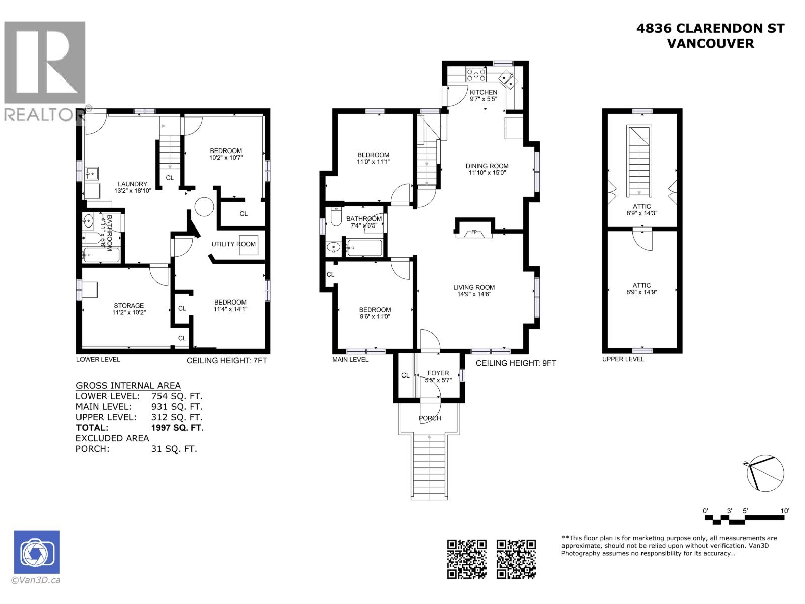 Photo 7 of 4836 Clarendon Street, Vancouver BC