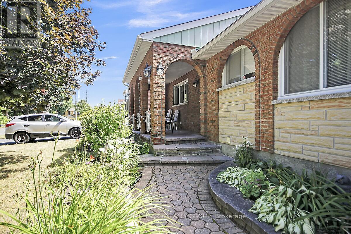 Interlock walkway & perennial garden beds