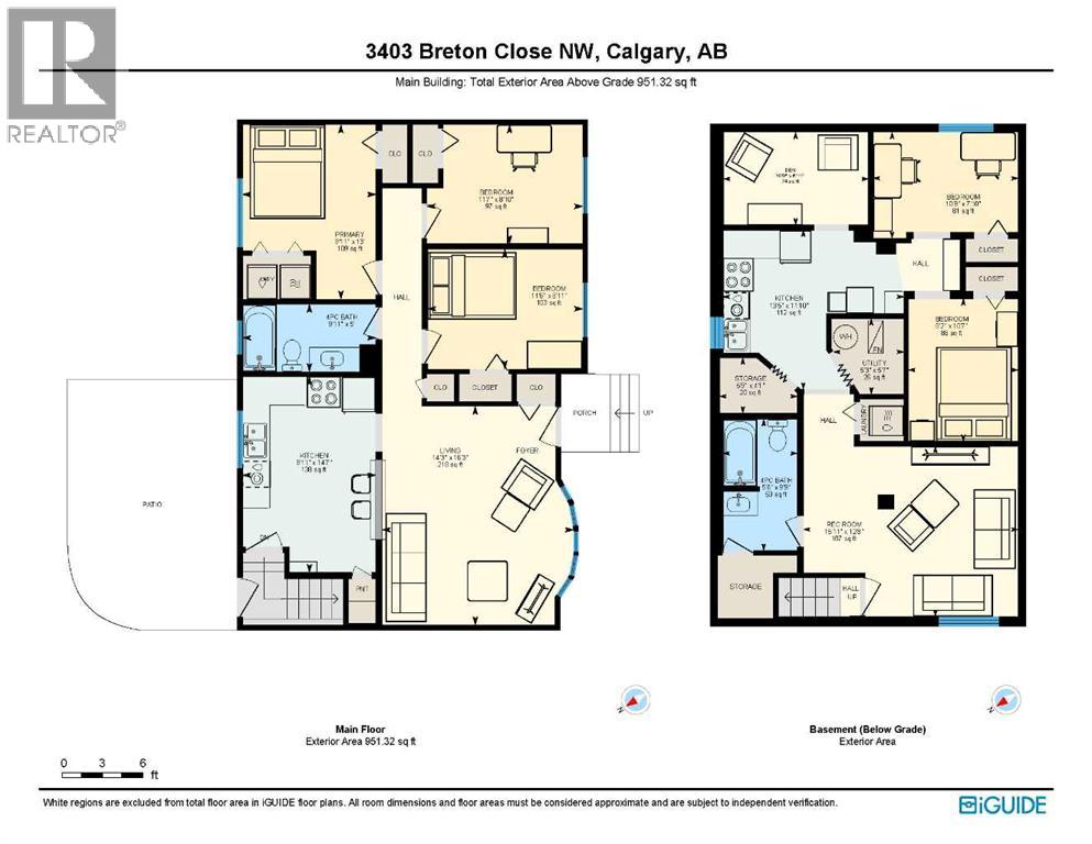 Single Family House Bungalow for Sale in  Breton Close NW Brentwood Calgary 