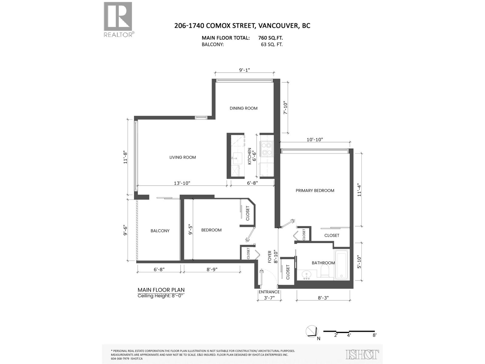 Photo 30 of 206 1740 Comox Street, Vancouver BC