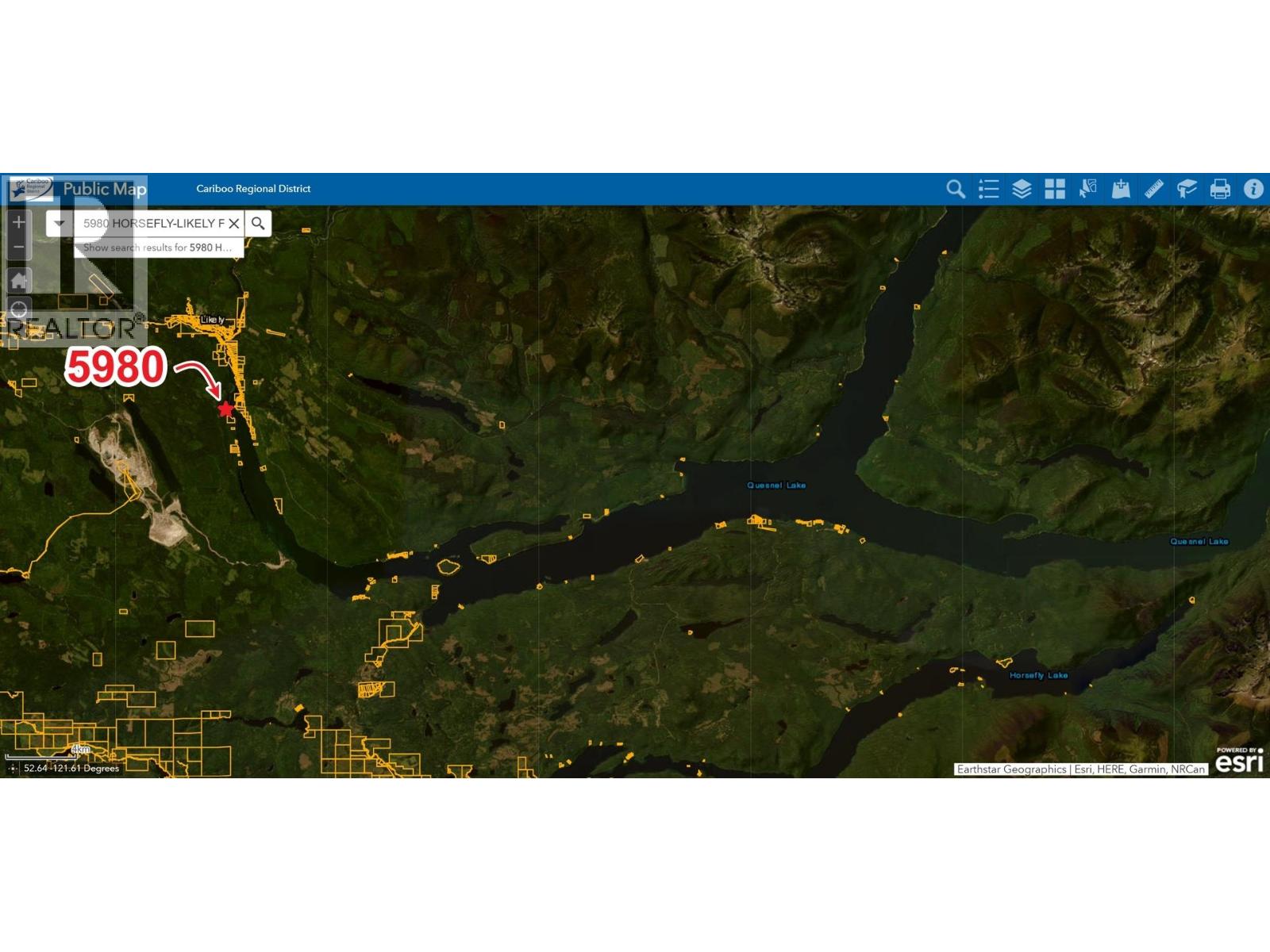 5980 HORSEFLY-LIKELY FOREST SERVICE ROAD, Likely