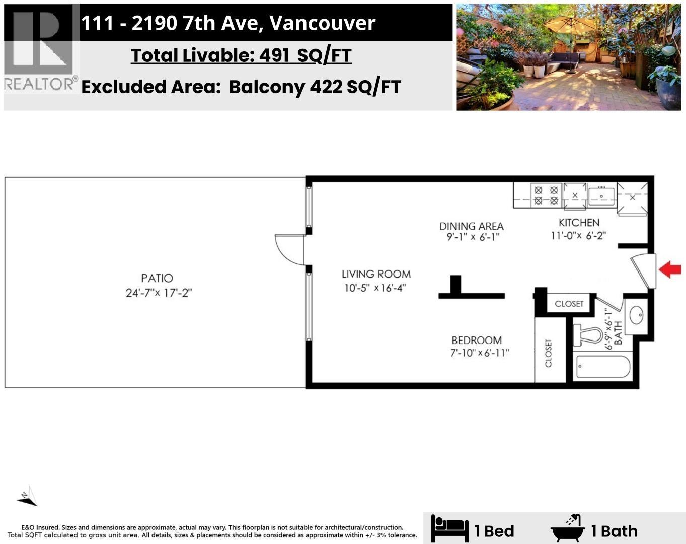 Photo 27 of 111 2190 W 7 Avenue, Vancouver BC