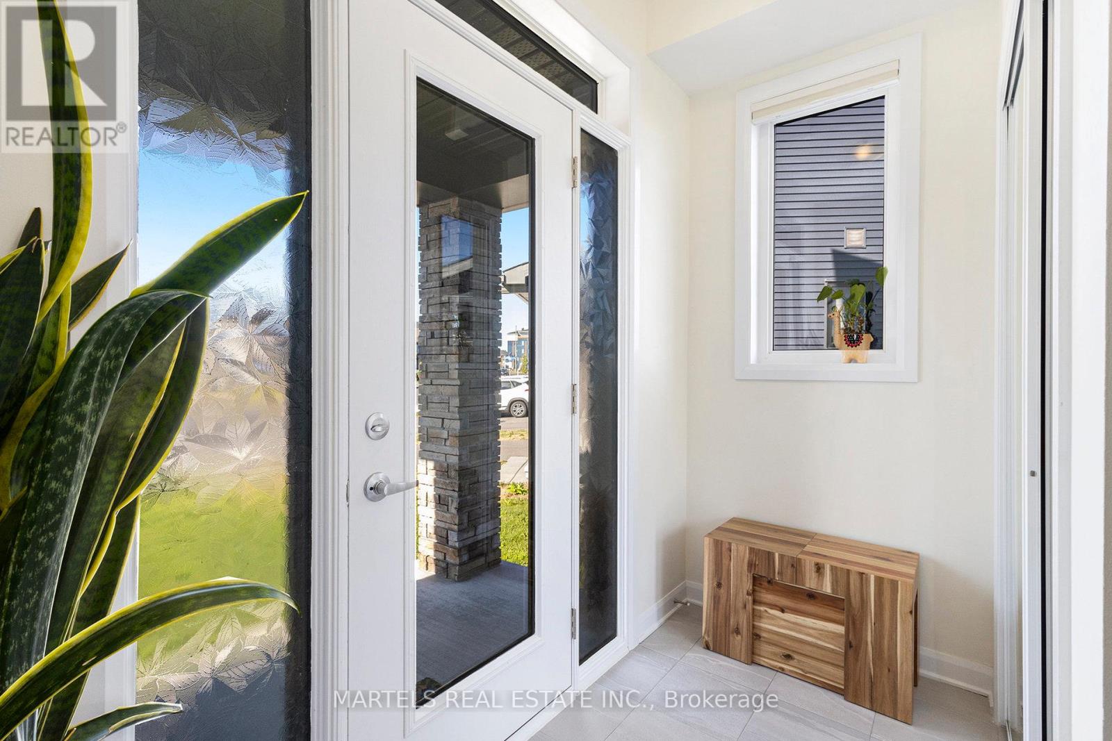 Sun-filled foyer