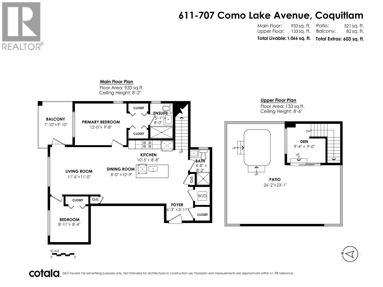 611 707 COMO LAKE AVENUE, Coquitlam