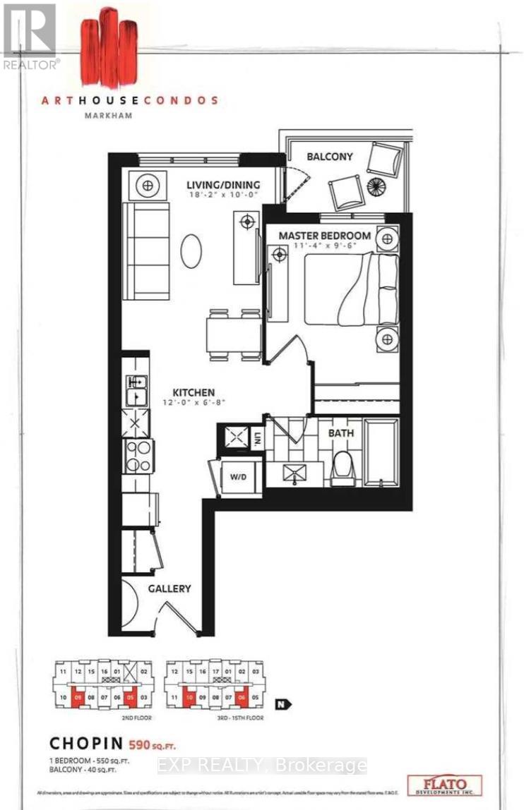 Photo 3 of 1206 9582 Markham Road, Markham ON