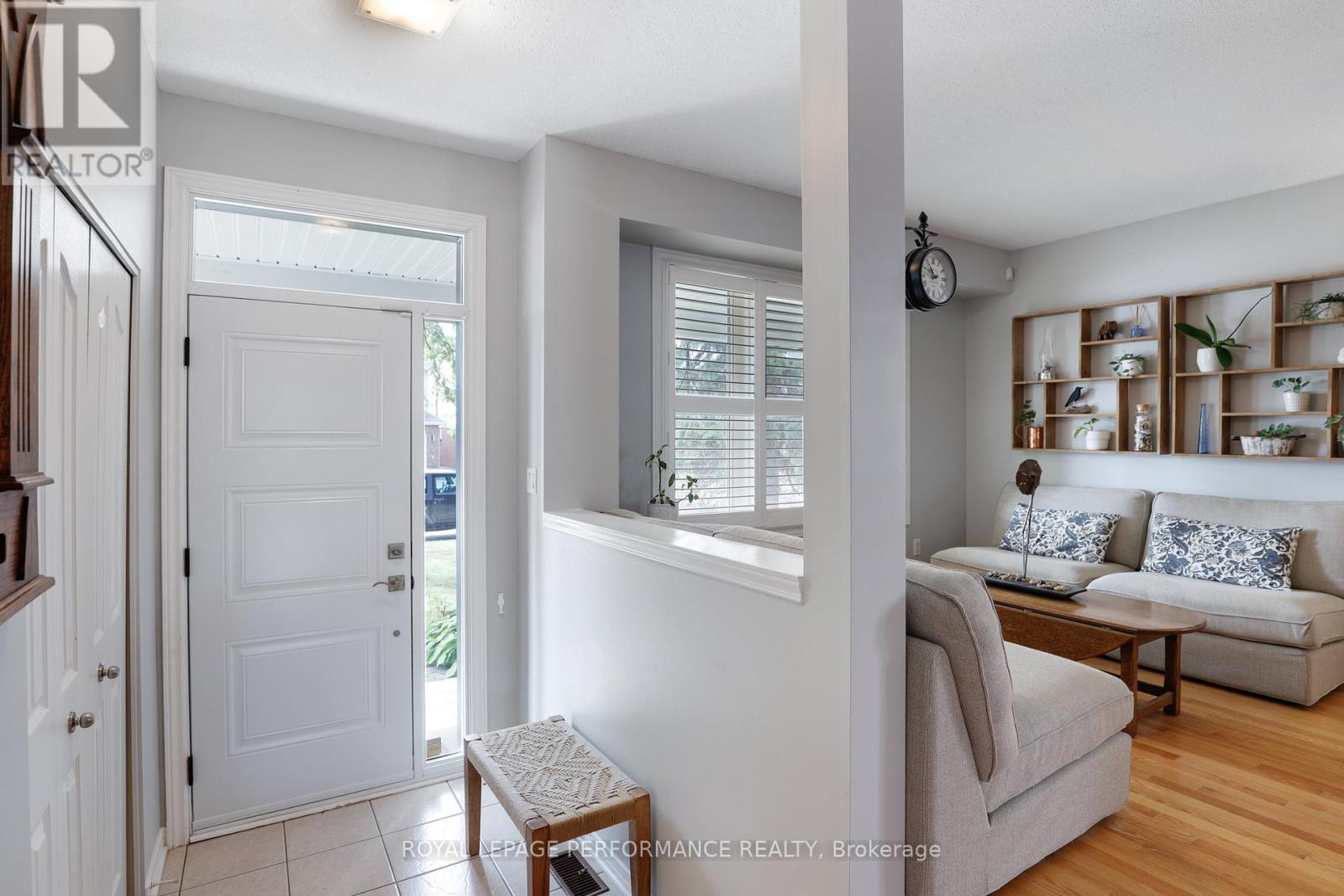 Bright welcoming entry