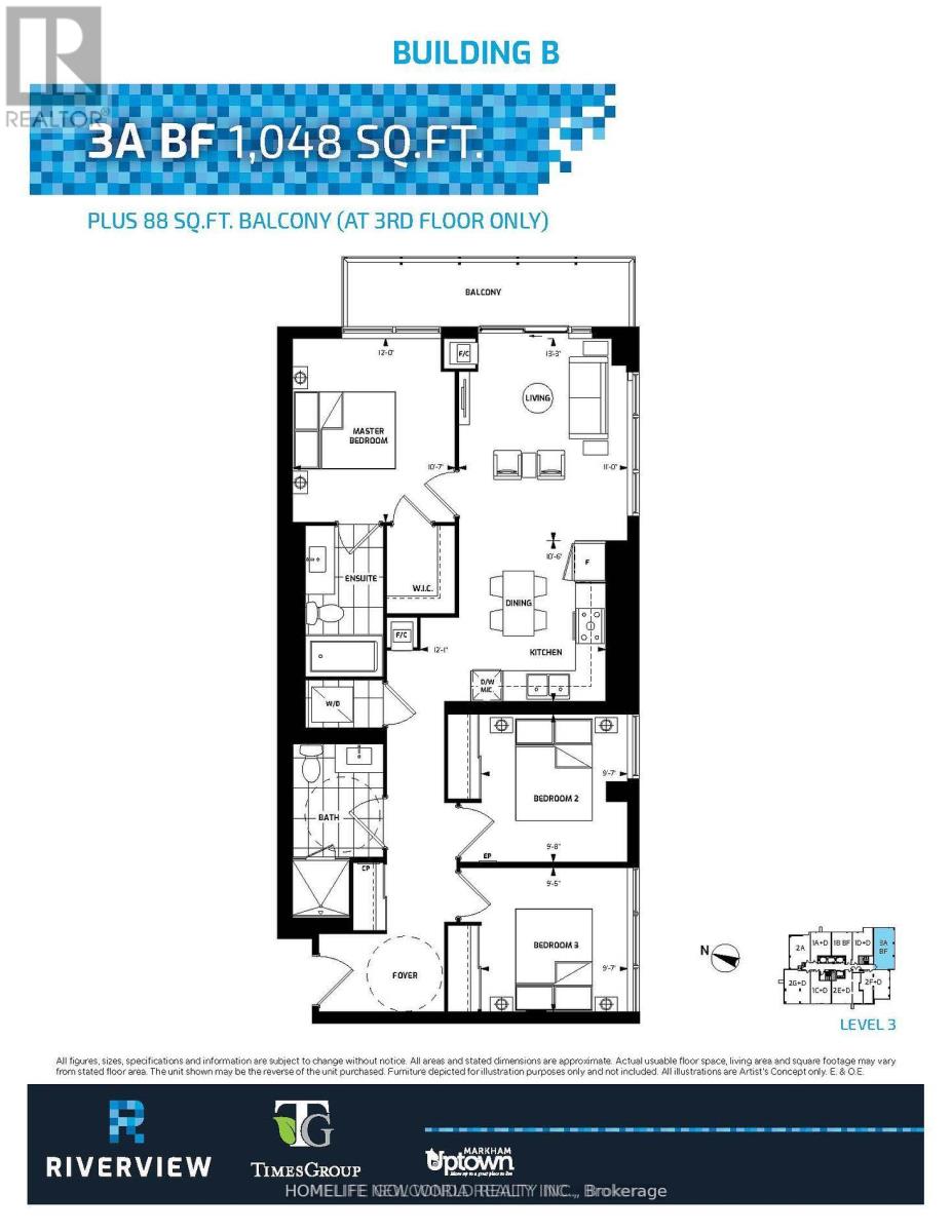 Photo 12 of 303 18 Water Walk Drive, Markham ON