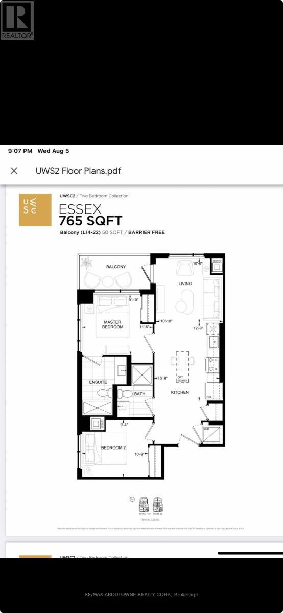 Photo 18 of 1602 3220 William Coltson Avenue, Oakville ON