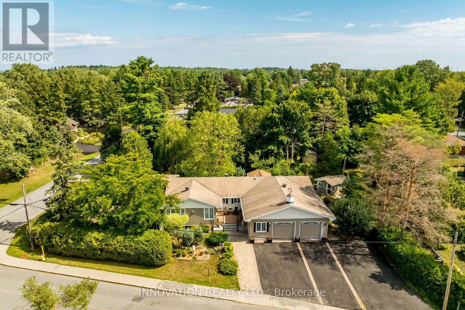 Double sized corner lot with access lane on both.