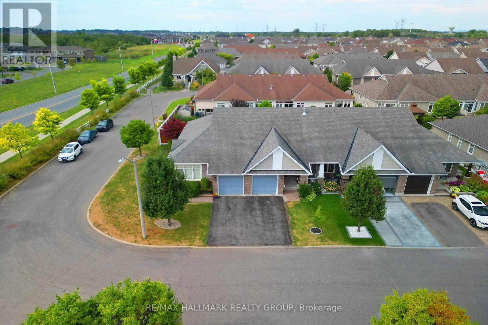 End Unit on a corner lot