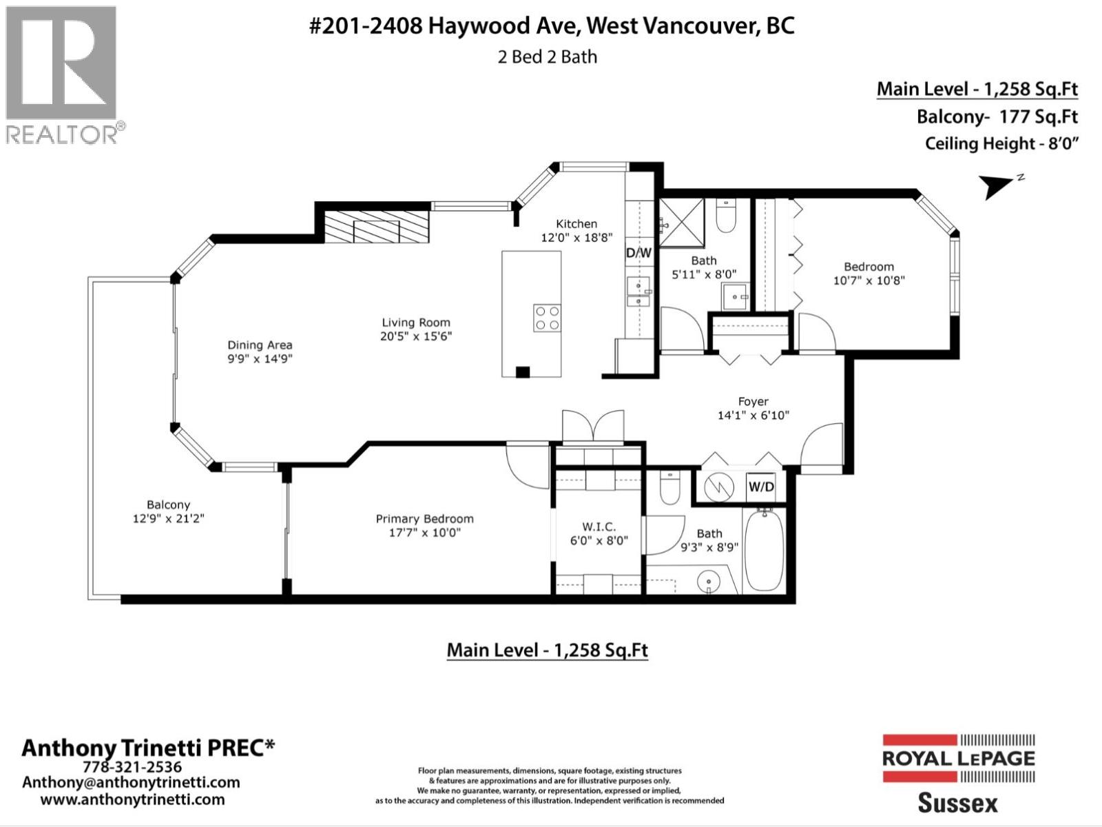 201 2408 HAYWOOD AVENUE, West Vancouver