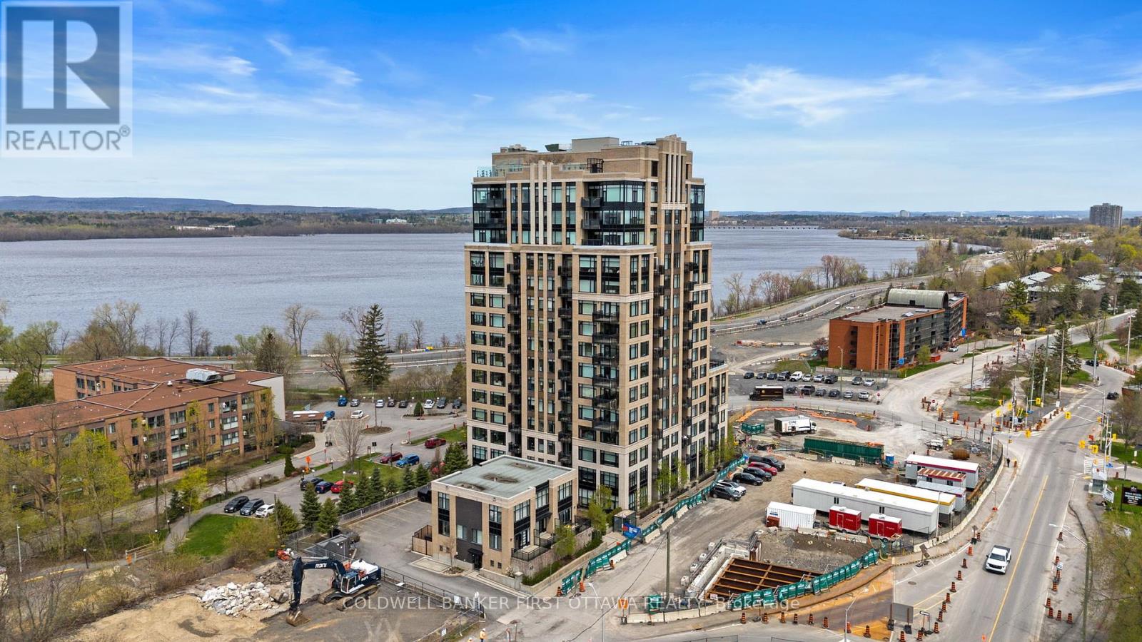 Overlooking the Ottawa River & Gatineau hills!