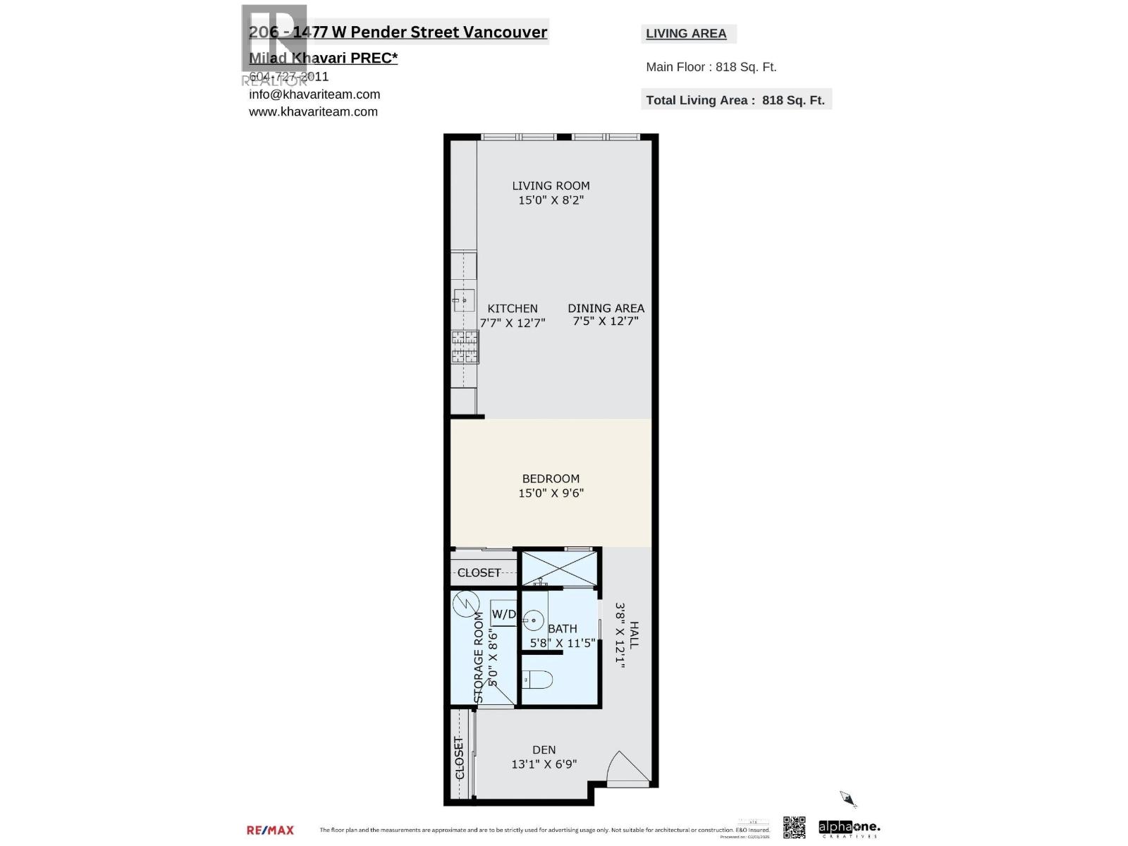 206 1477 W PENDER STREET, Vancouver