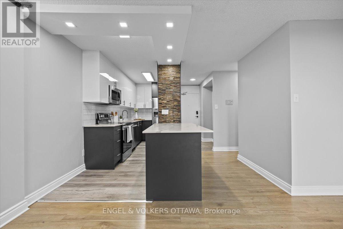 Thoughtfully designed kitchen and eat-up island