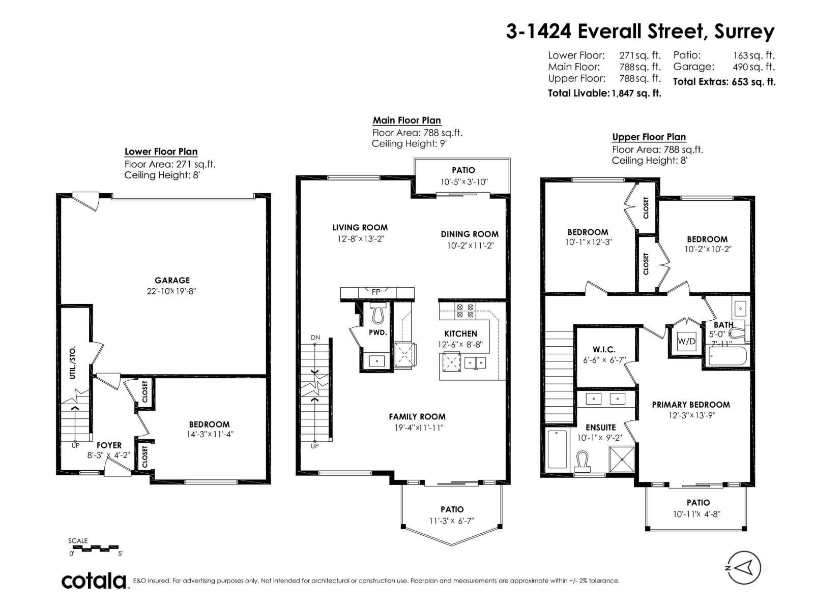 3 1424 EVERALL STREET, White Rock