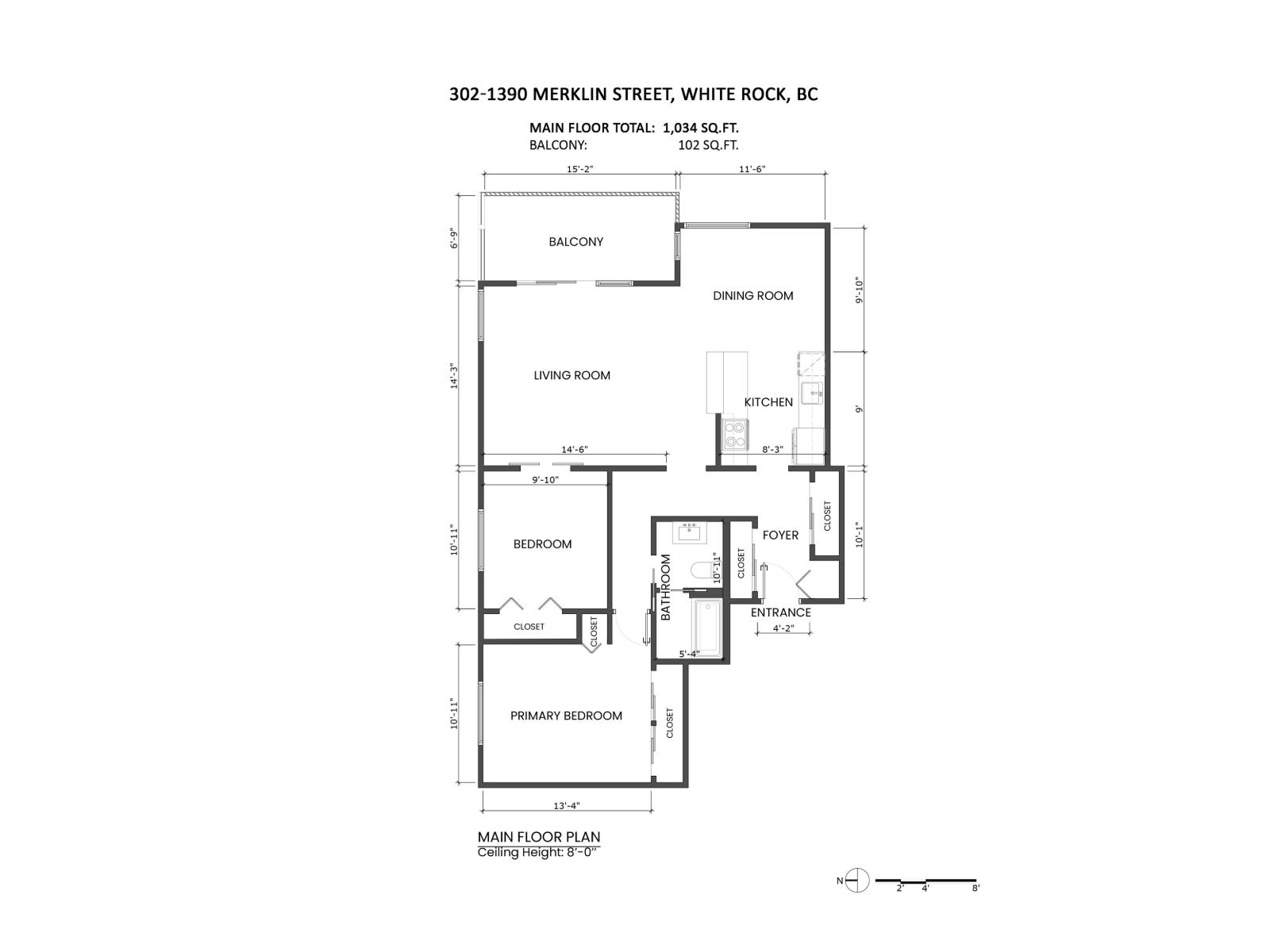 302 1390 MERKLIN STREET, White Rock