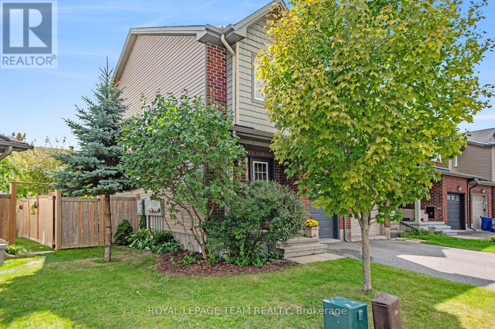 Side of the house showing entrance to backyard