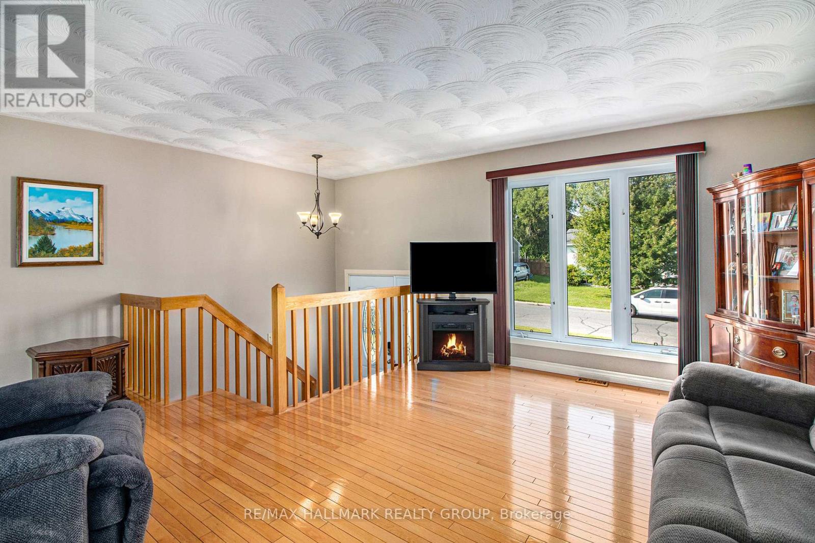 Gleaming hardwood welcomes you to the main floor.