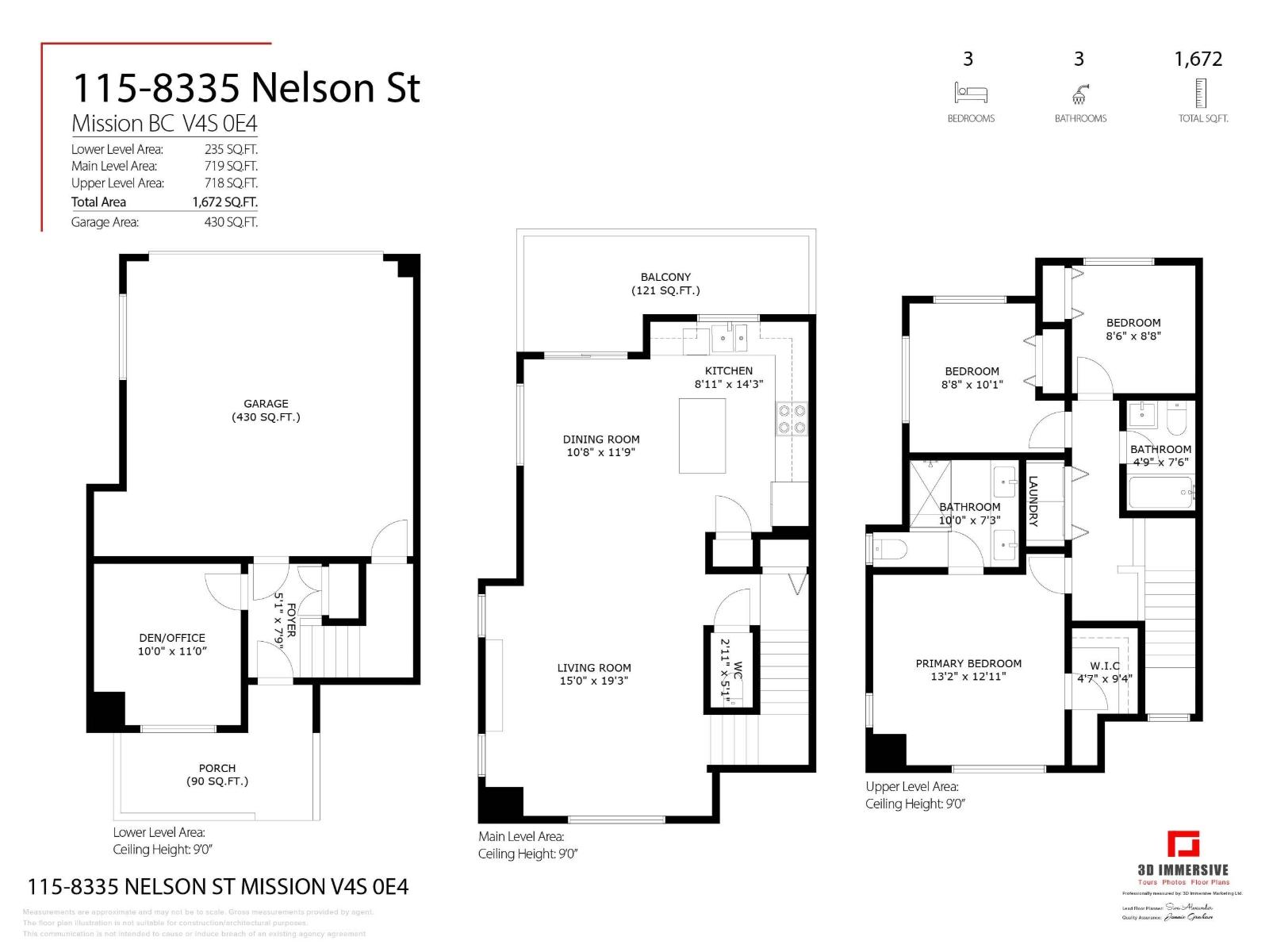 115 8335 NELSON STREET, Mission