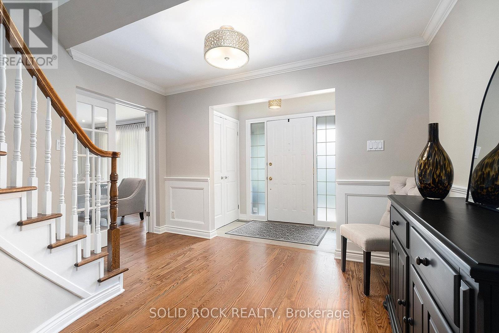 Foyer, with double closets