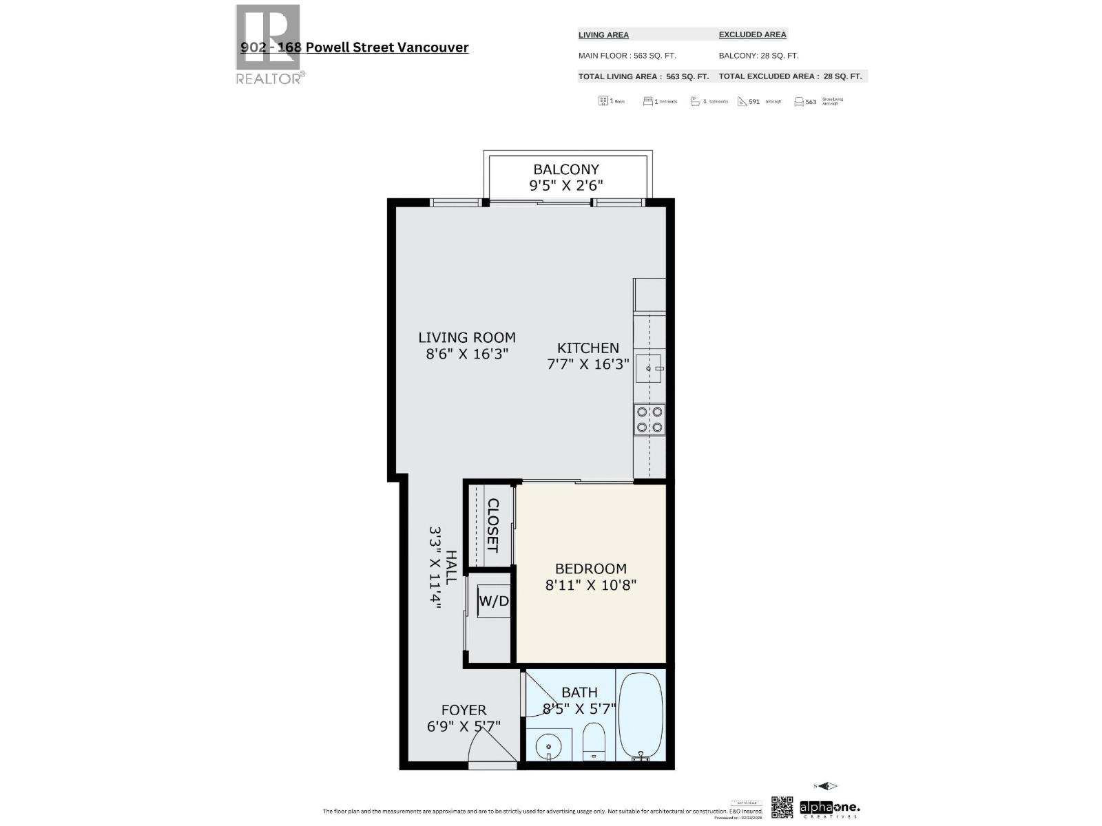 902 168 POWELL STREET, Vancouver