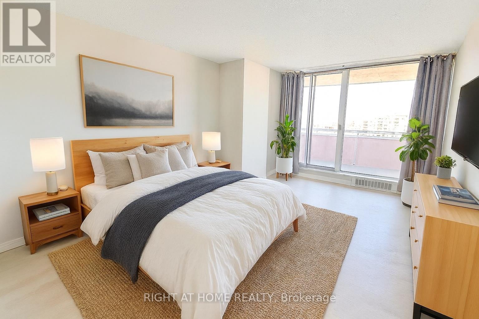 Primry bedroom virtually staged