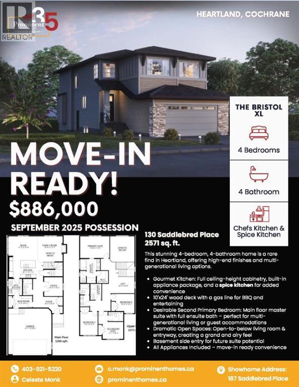 130 Saddlebred Place, Cochrane