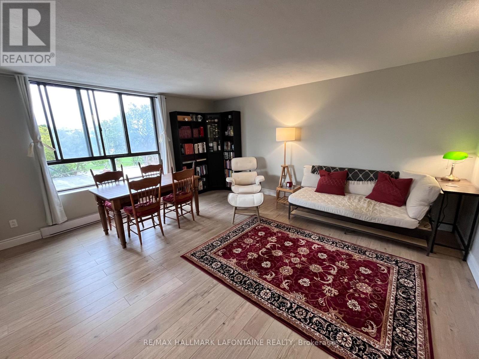 Large living and dining space