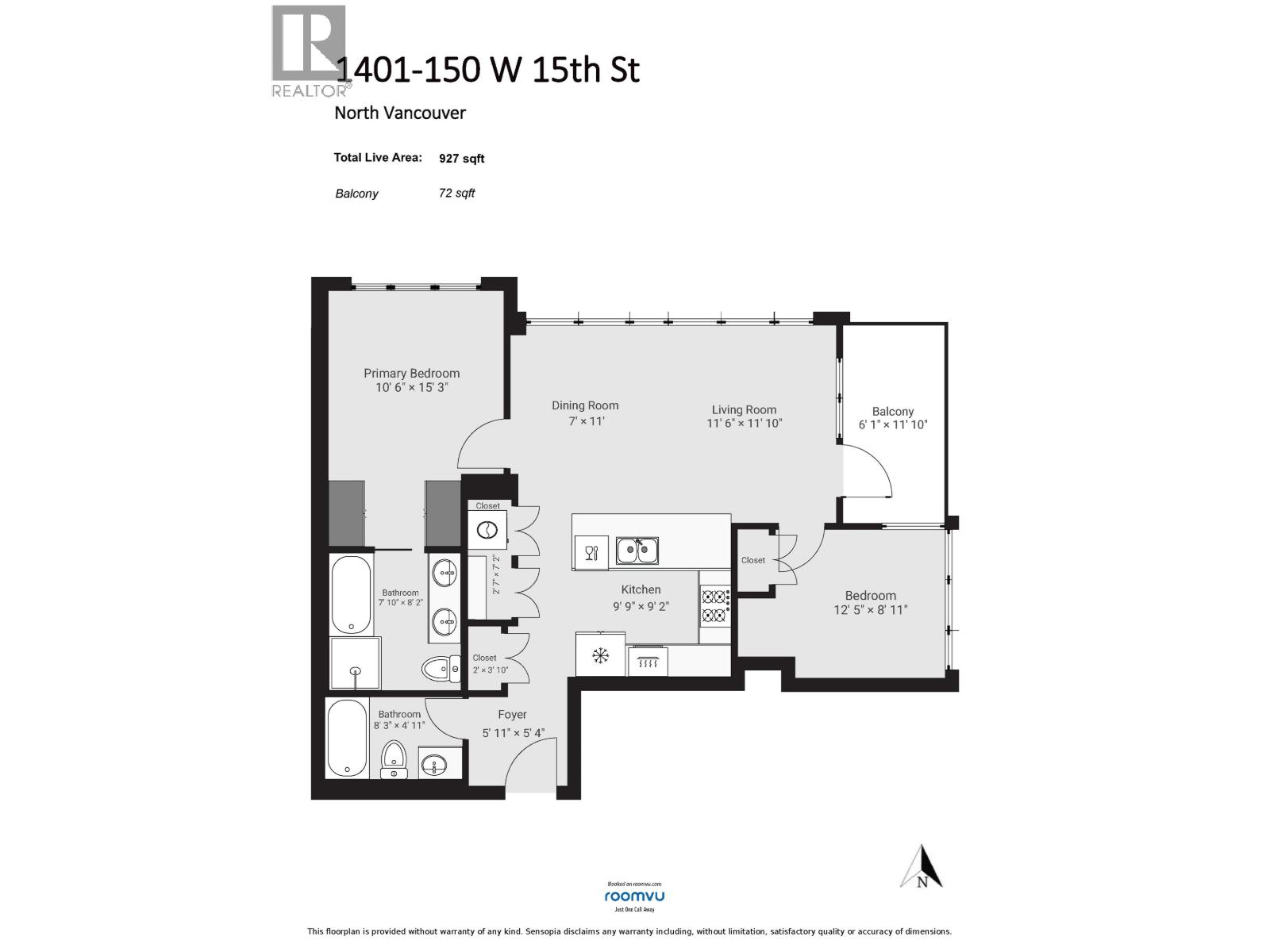 1401 150 W 15TH STREET, North Vancouver