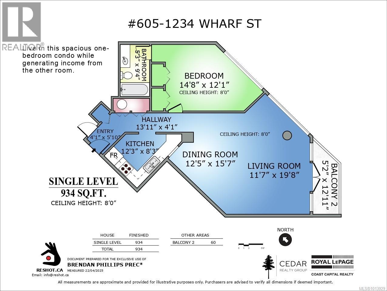 605 1234 Wharf Street, Victoria