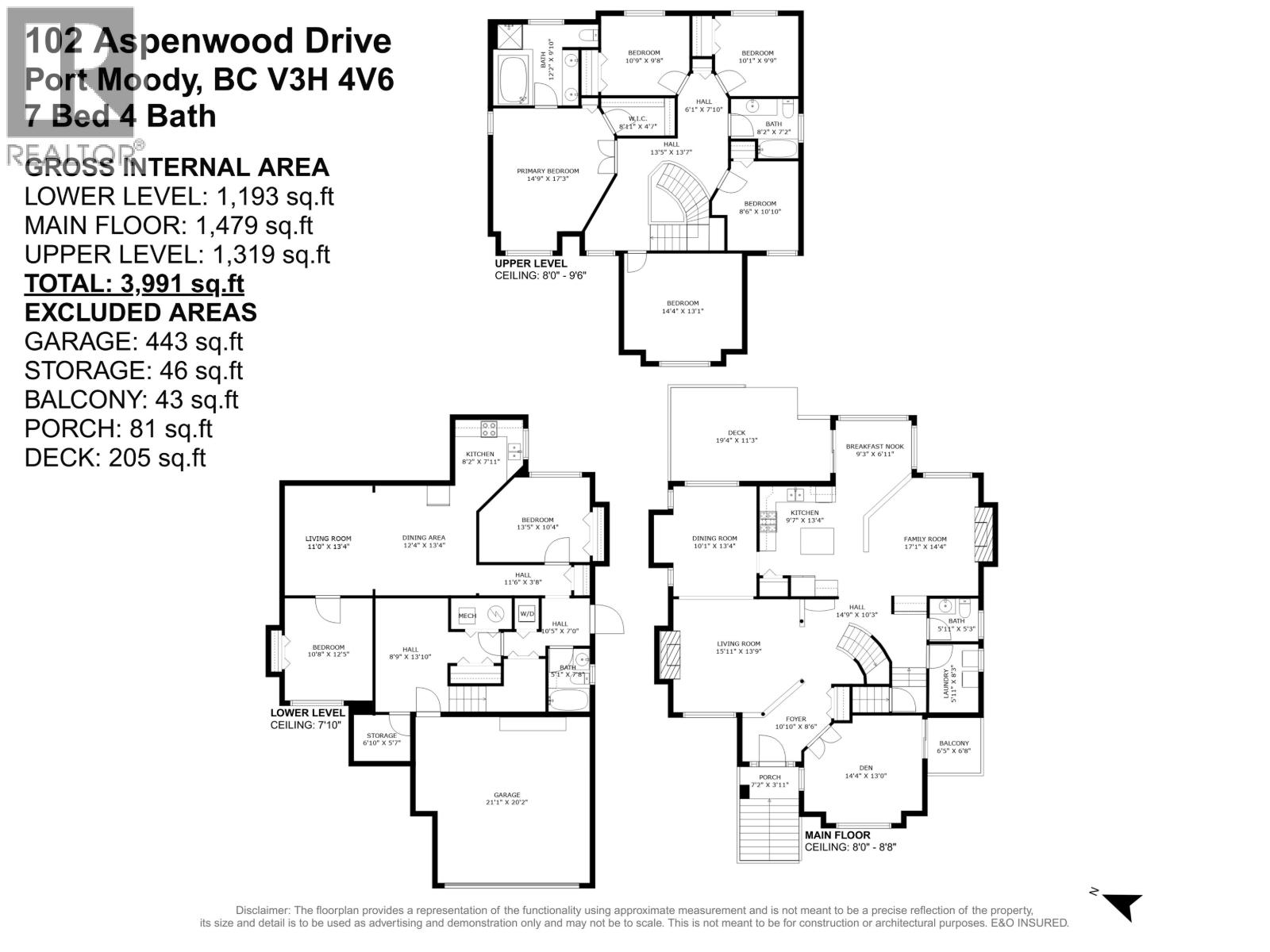 102 ASPENWOOD DRIVE, Port Moody