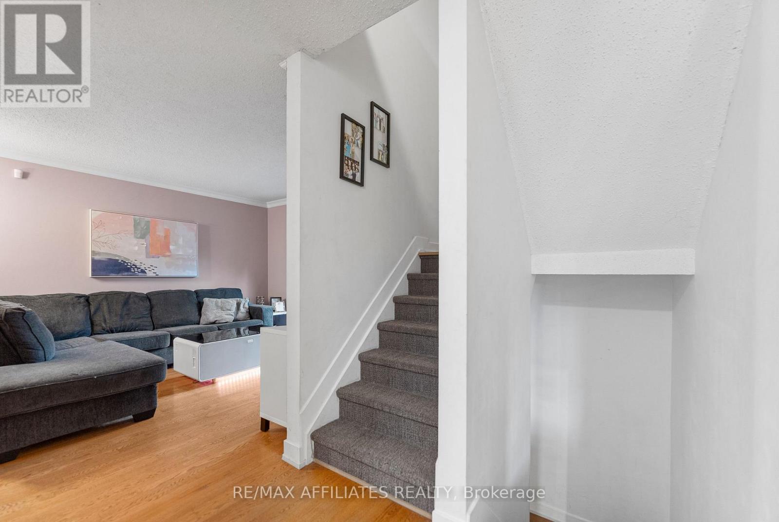 Large living room with garden doors to back patio!