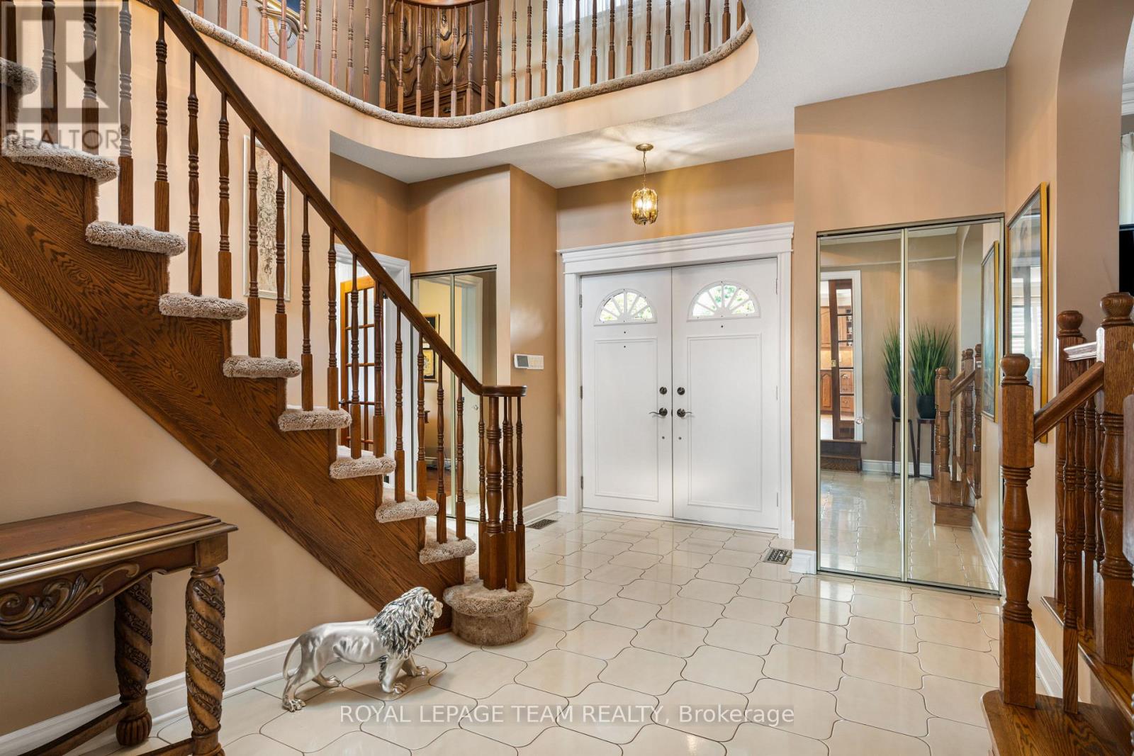 A welcoming foyer