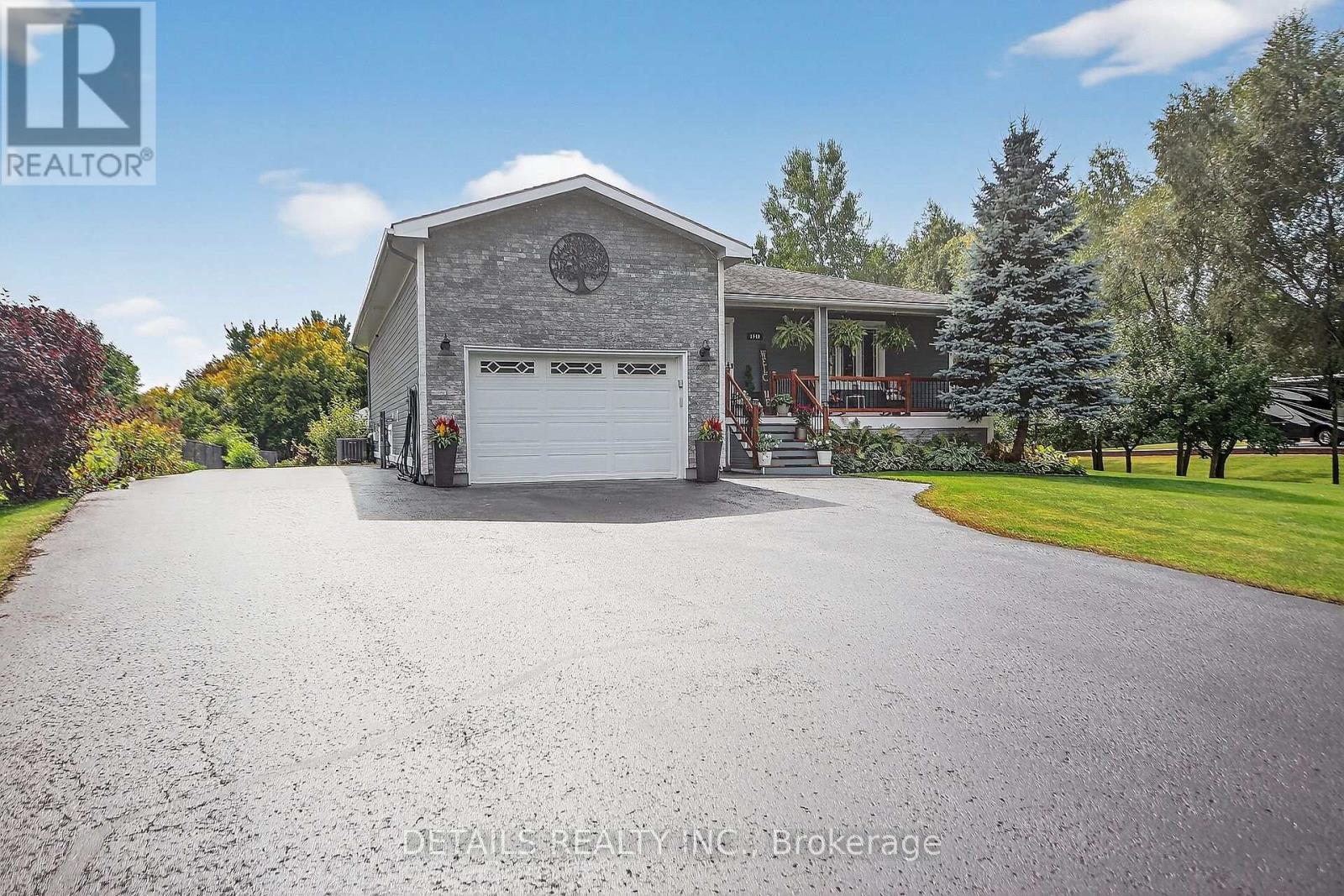 Paved drive with RV pad.