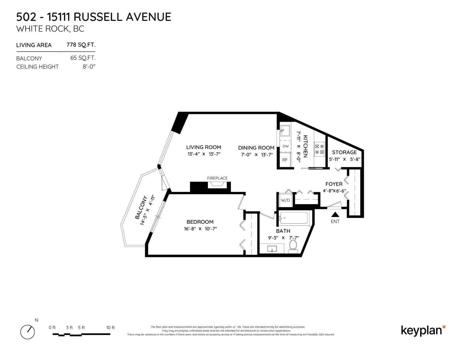 502 15111 RUSSELL AVENUE, White Rock