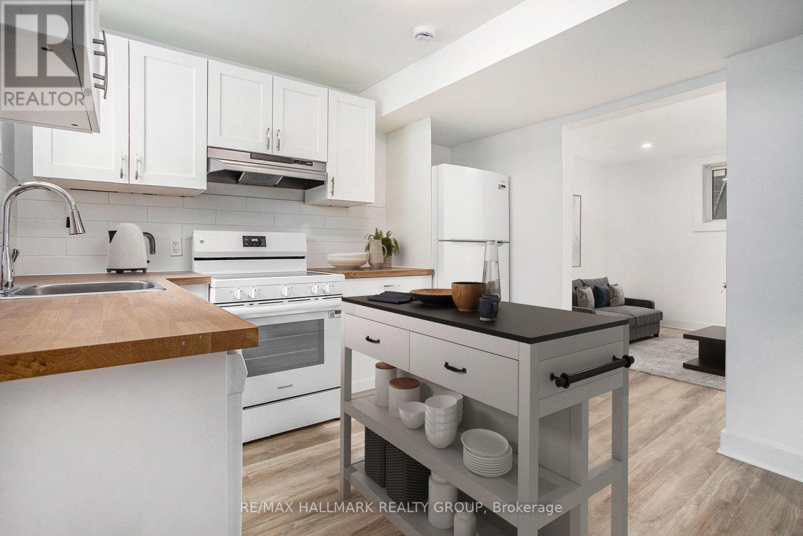 Kitchen with view to Living Room