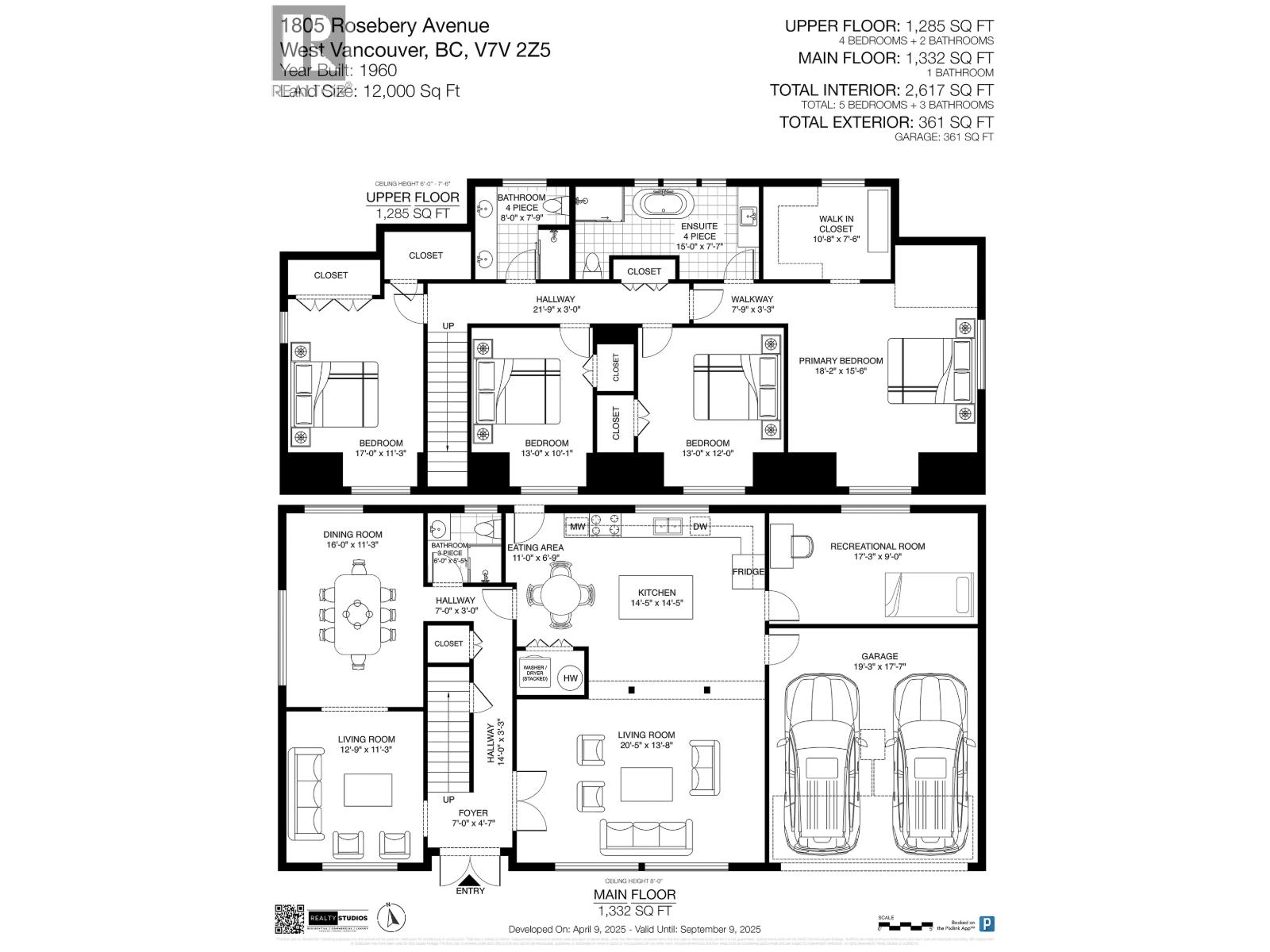 1805 ROSEBERY AVENUE, West Vancouver