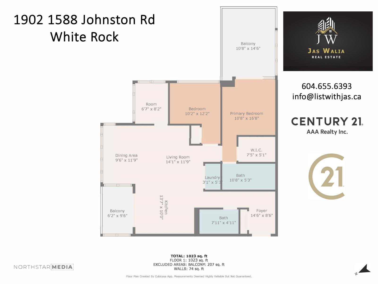 1902 1588 JOHNSTON ROAD, White Rock