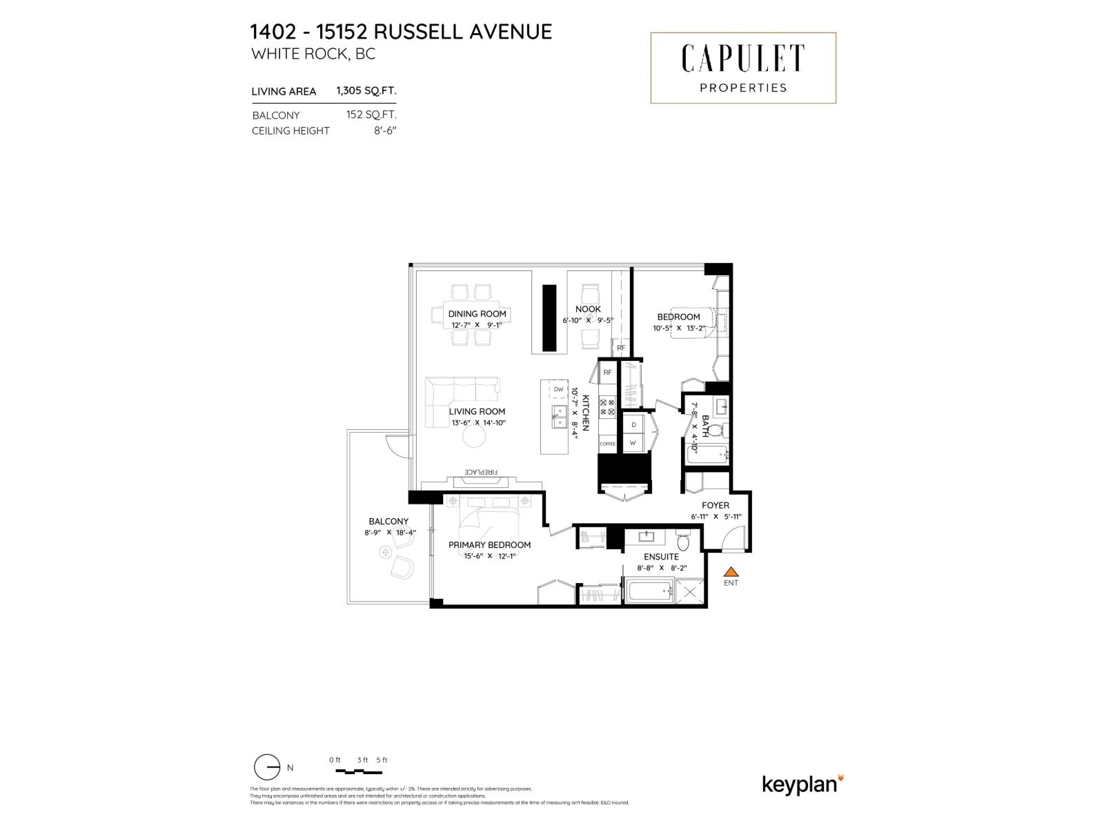 1402 15152 RUSSELL AVENUE, White Rock
