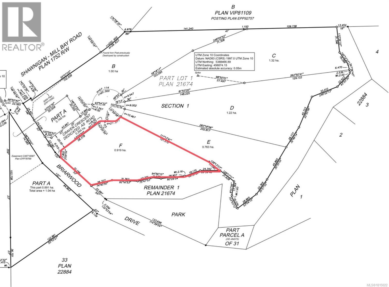  Lot F CRAVEN Crescent, Mill Bay