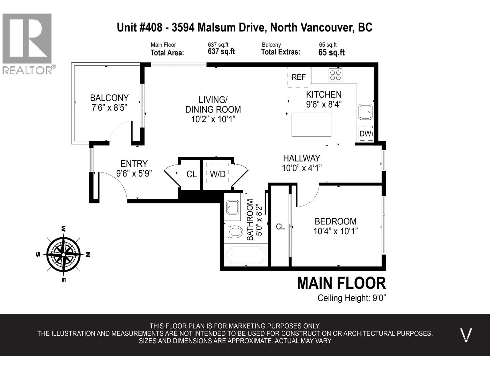 408 3596 MALSUM DRIVE, North Vancouver