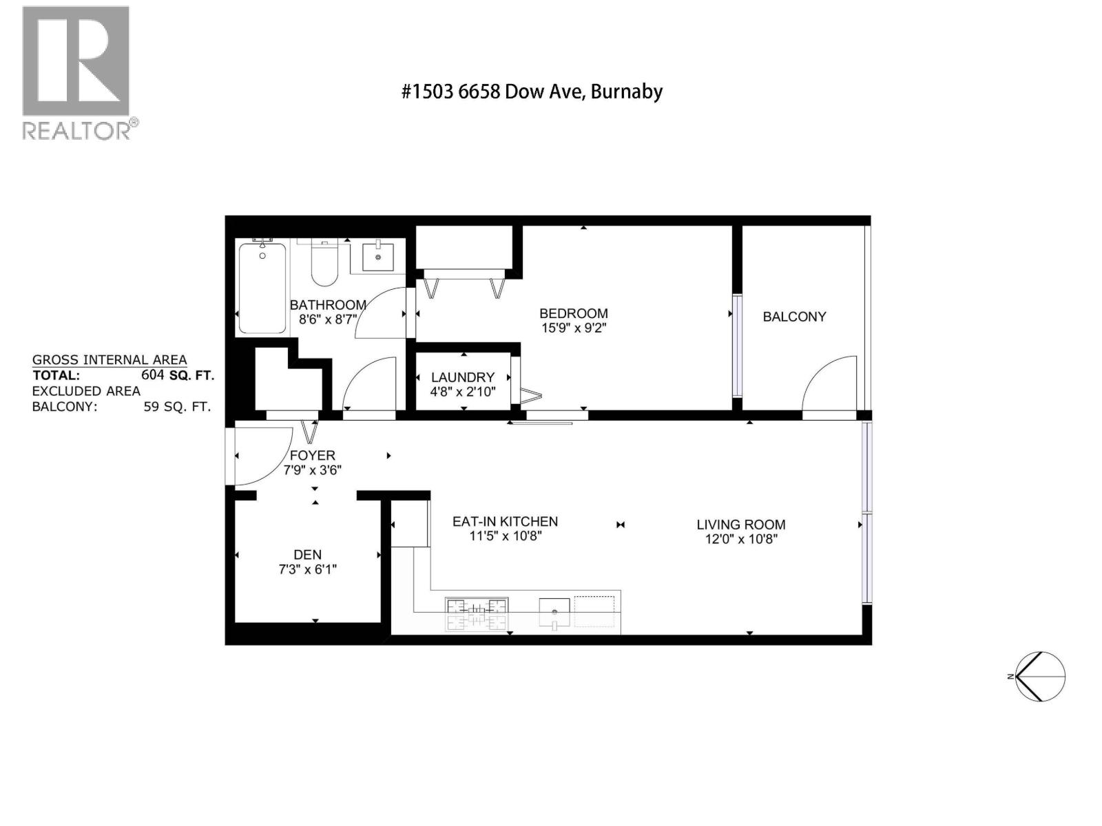 1503 6658 DOW AVENUE, Burnaby